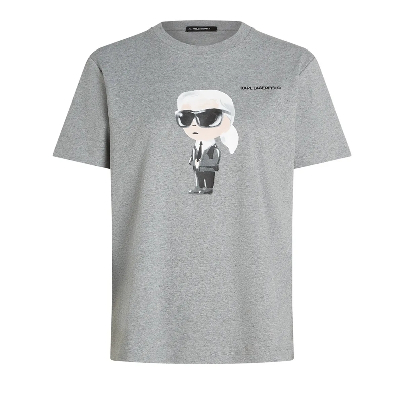 Karl Lagerfeld T-Shirt IKON T-SHIRT T-shirt grau