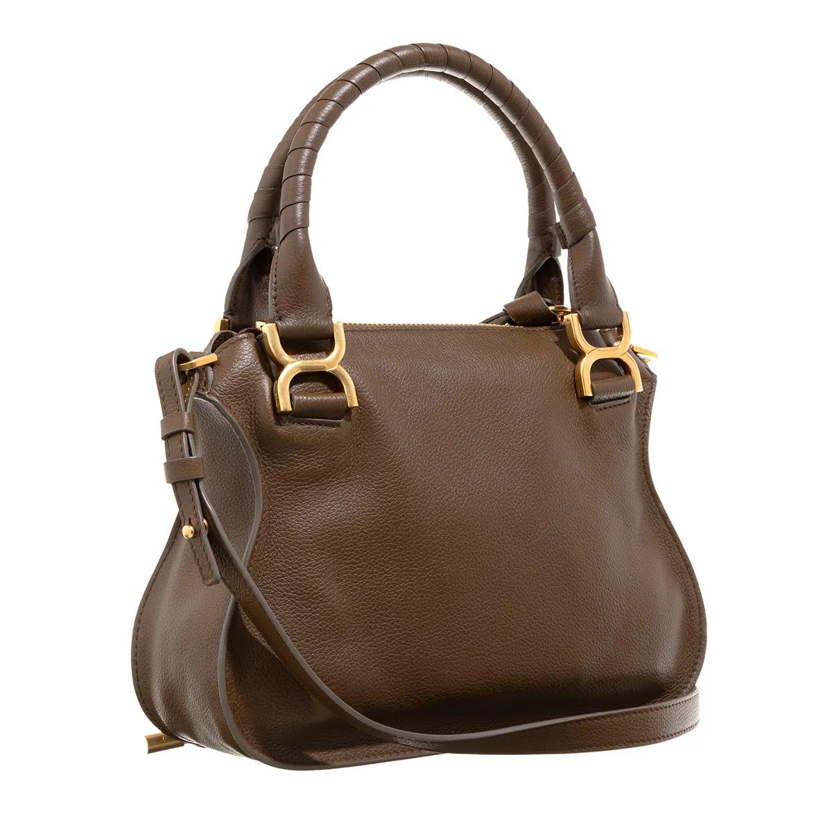 Chloé Satchels Marcie Shoulder Bag Small in taupe