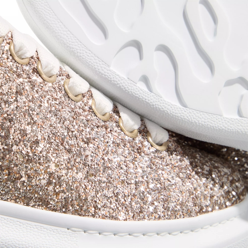 Alexander McQueen Low-Top-Sneaker Oversize Sneaker Glitter Allover 2228 calico/white(Image 3)