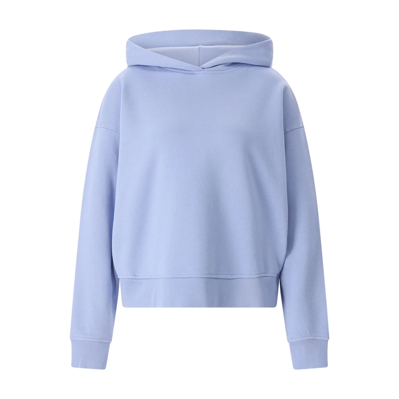 Closed Pull Hoodie mit Logoprint blau