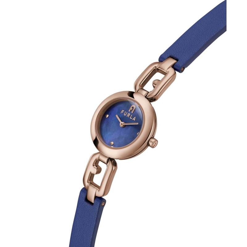 Furla Quarzuhr Quarz-Analoguhr Furla Arco Chain blau(Image 4)