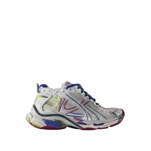 Balenciaga Runner Sneakers - Nylon - Multi White Low-Top Sneaker