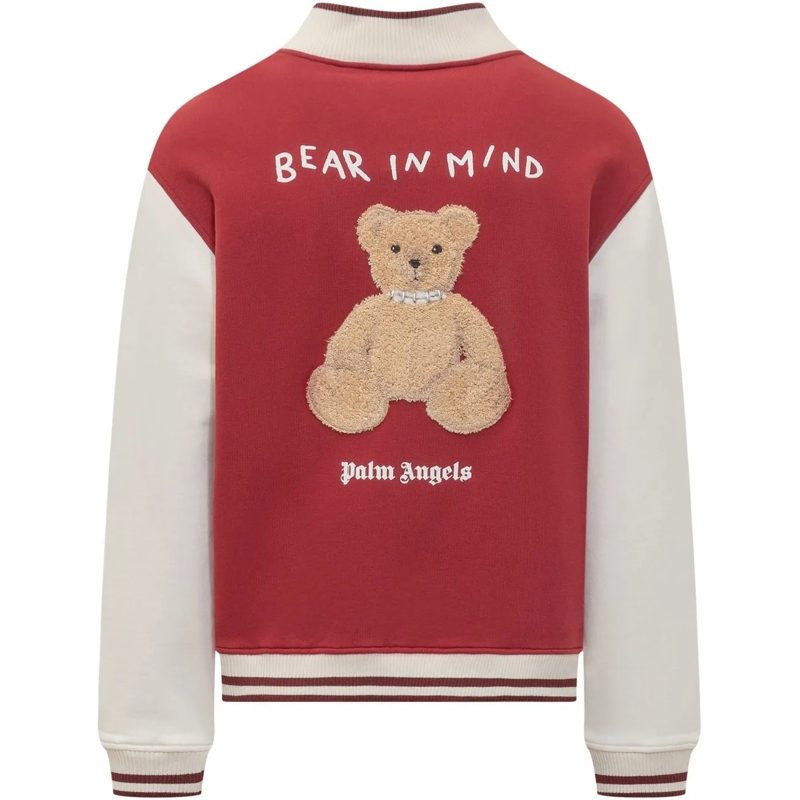 Palm Angels Blouson aviateur Giubbino Bear In Mind rot(Image 2)