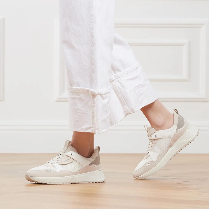 MICHAEL Michael Kors Low-Top-Sneaker Theo Trainer Cream Multi(Image 2)