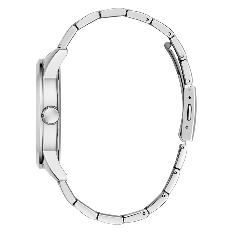 Guess Quarzuhr Analoge Quarzuhr Badge silber(Image 2)