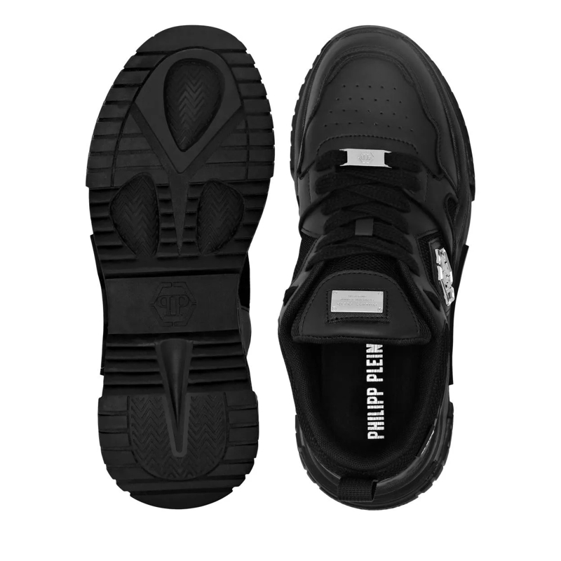 Philipp Plein Low-Top-Sneaker Lo-Top Turnschuhe Hexagon schwarz(Image 5)