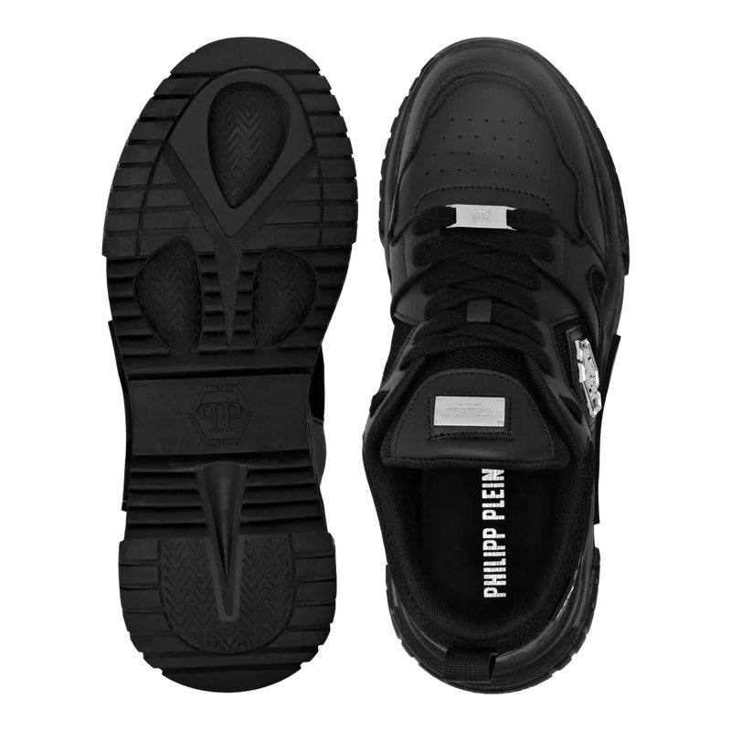 Philipp Plein Low-Top-Sneaker Lo-Top Turnschuhe Hexagon schwarz(Image 5)