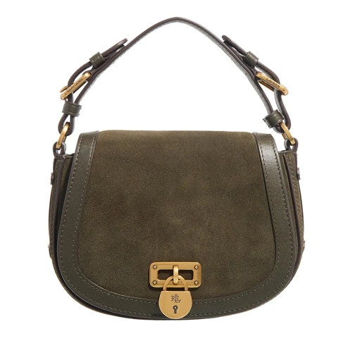 Lauren Ralph Lauren Tanner Crossbody Medium Dark Olive Borsetta a tracolla