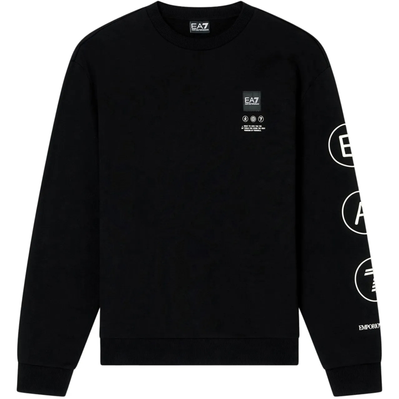 EA7  Sweaters Black schwarz