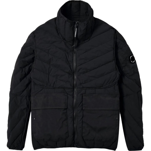 CP Company Donzen jassen Lens Logo Monobloque Down Jacket schwarz