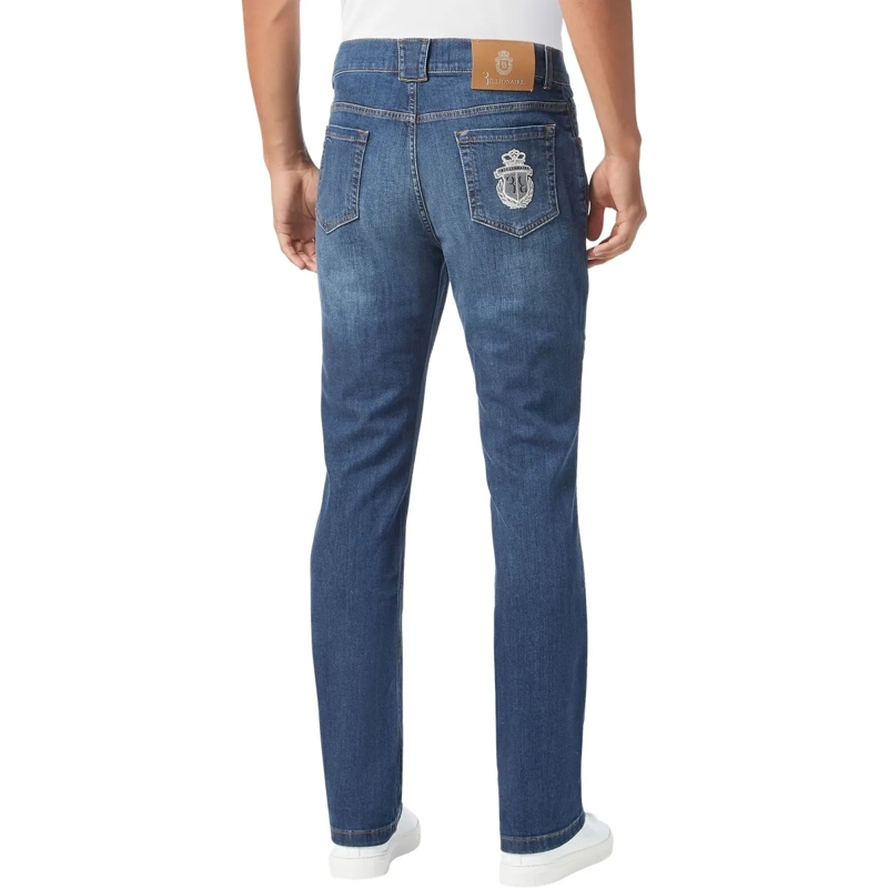BILLIONAIRE Jeans mit geradem Bein Jeans Regular Fit Crest blau(Image 2)