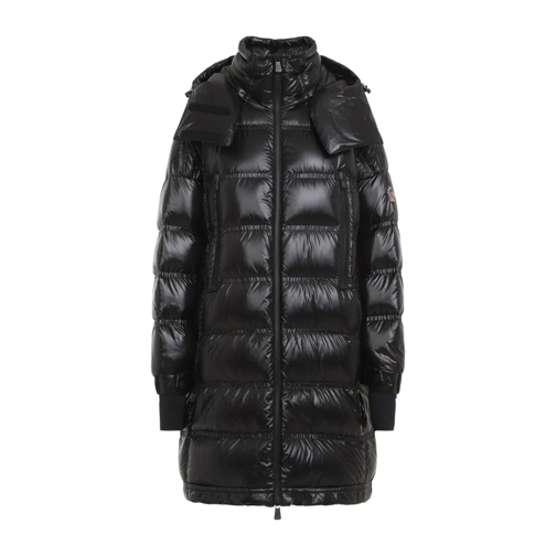 Moncler Rochelairs Black Polyamide Long Parka Black Parka-Mäntel