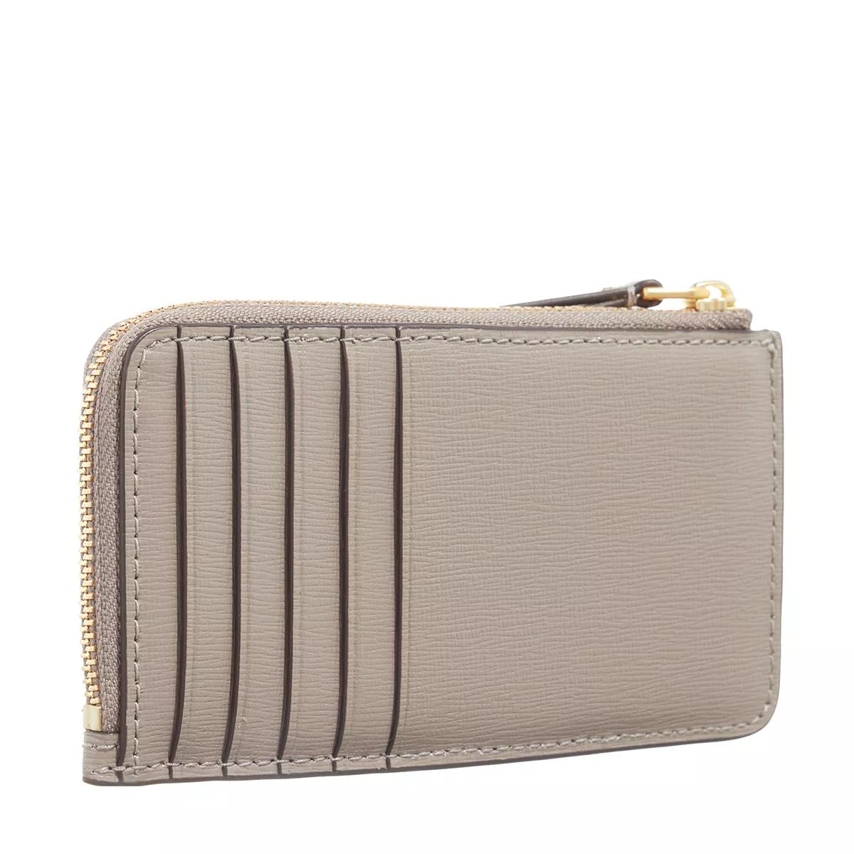 Tory burch robinson discount top zip card case