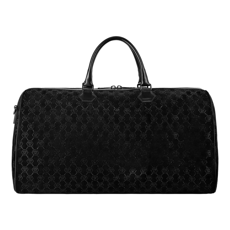 Philipp Plein Weekender Henkel Tasche Monogram Mit Schmucksteinen schwarz(Image 2)