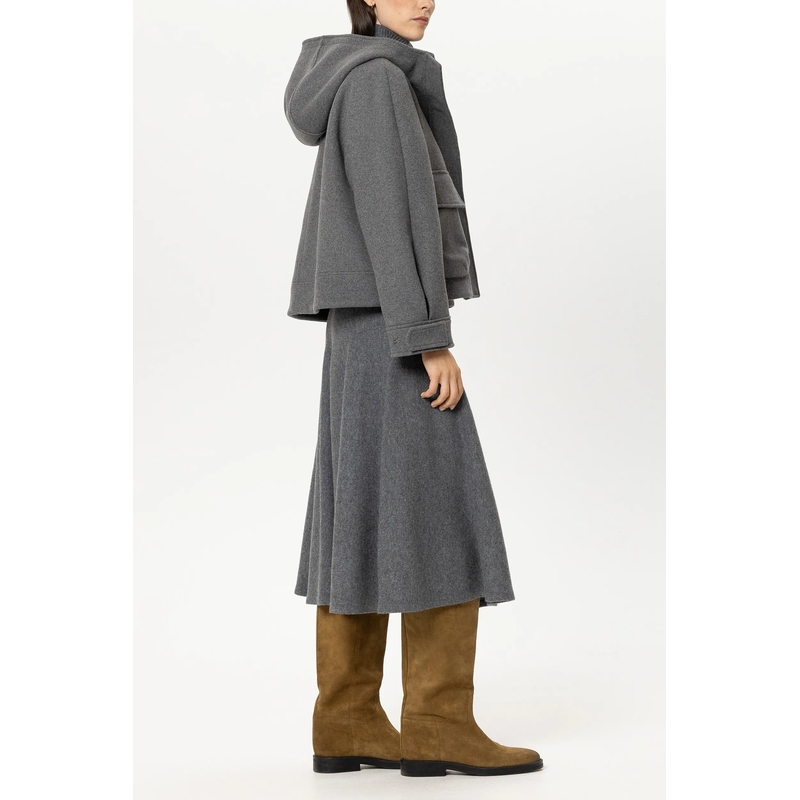 Luisa Cerano Windjack Outdoorjacke aus Woll-Mix heather grey(Image 3)