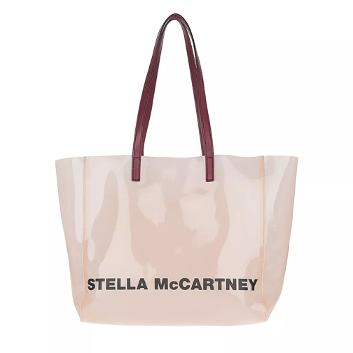 Stella McCartney PVC Logo Shopper Powder Borsa da shopping
