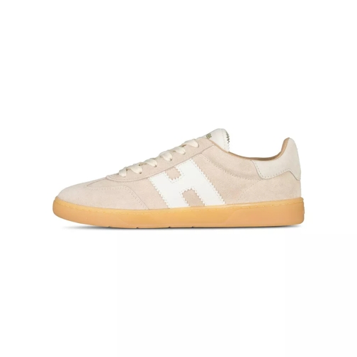 Hogan Sneakers aus Veloursleder Beige scarpa da ginnastica bassa