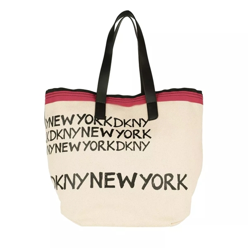 DKNY Cori Shopper Ivory Multi Shopping Bag