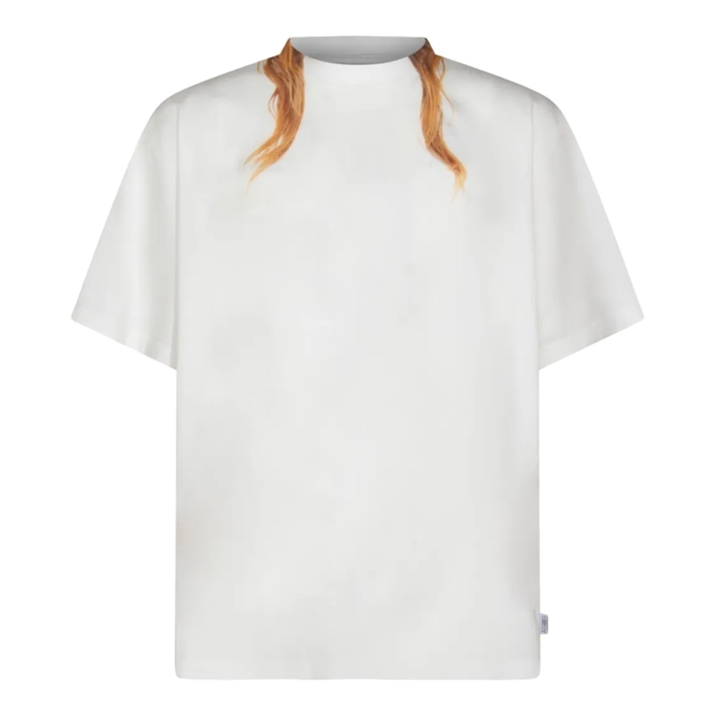 MM6 Maison Margiela T-Shirt Photorealistic Print White T-Shirt White