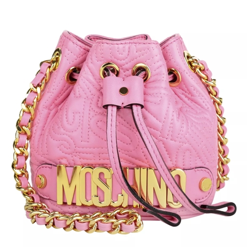 Moschino Mini Bucket Bag Pink Sac reporter