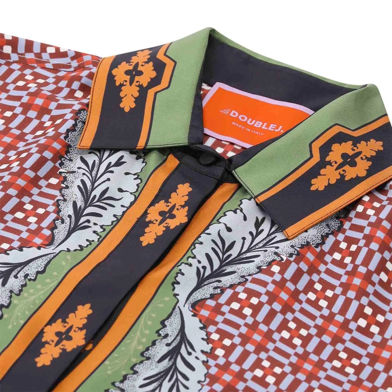 LaDoubleJ Maxi-jurk Maxikleid aus Seide Multicolor(Image 4)