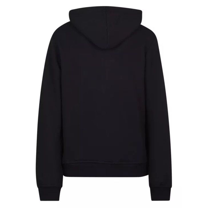 COTTON HOODIE SWEATSHIRT - Black