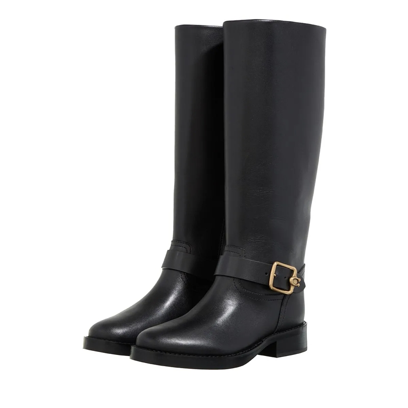 Coach Stiefel Madeline Leather Boot Black