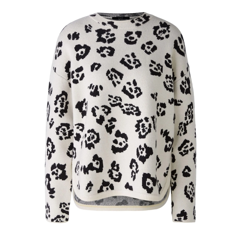 Oui Sweatshirt Pullover offwhite