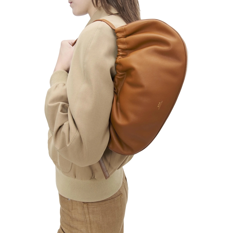 A.P.C. Schultertasche Sac Ninon Hoop Cab Camel(Image 2)