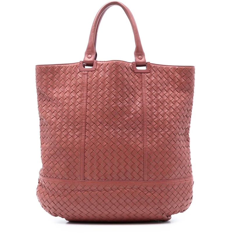 Bottega Veneta Shopper Nappa Intrecciato Tote rot