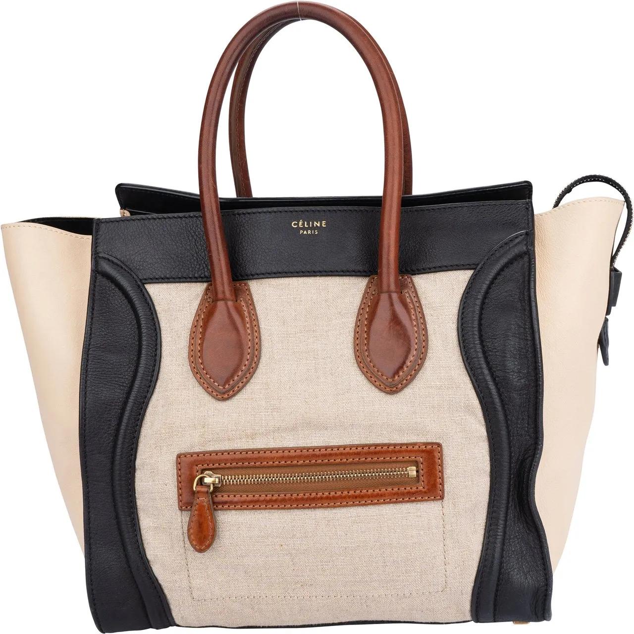 Celine Hobo Bags - Celine Canvas Tricolor Luggage Handbag - Gr. unisize - in Bunt - für Damen