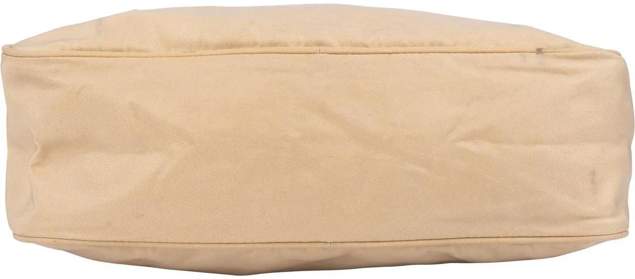 Thumbnail - Prada Crossbody Bags - Prada Beige Nylon Triangle Side Crossbody Bag - Gr. unisize - in Beige - für Damen