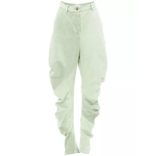 J.W.Anderson Green Twisted Pants Green 