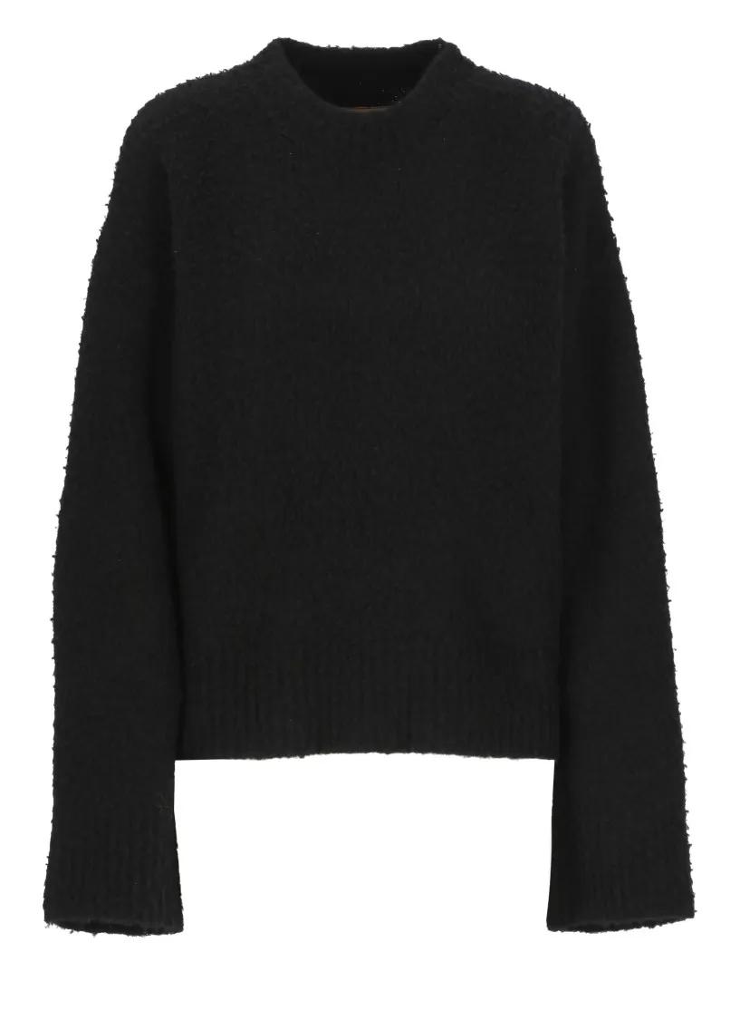 Uma Wang - Black Wool Blend Sweater - Größe M - schwarz