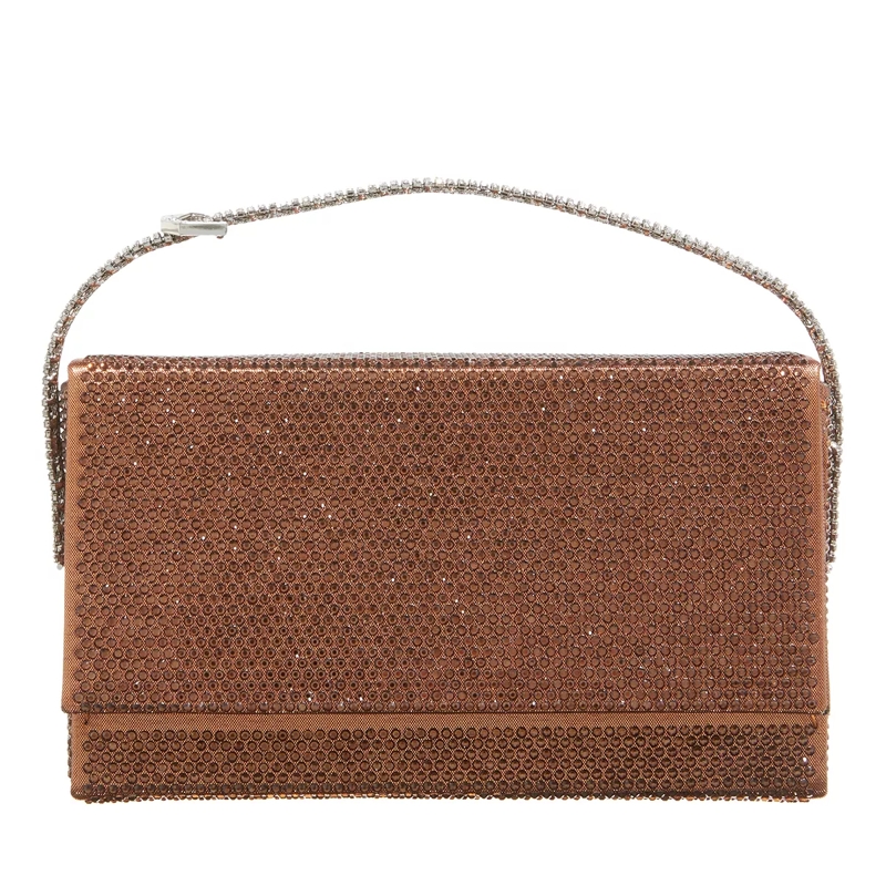 Gedebe Satchel Kate Lame' Bronze + Smoked Topaz