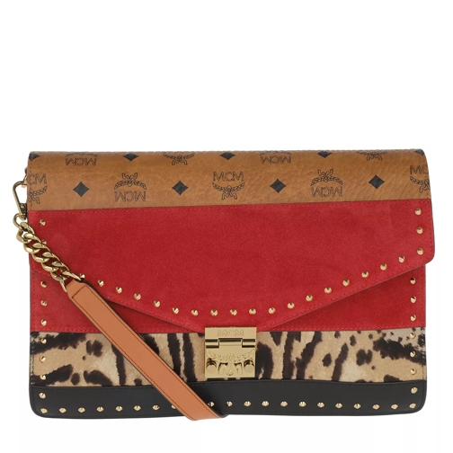 MCM Leo Combo Clutch Large Viva Red Clutch
