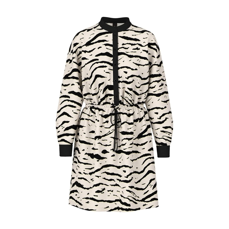 Marc Cain  Kleid mit Print Beige