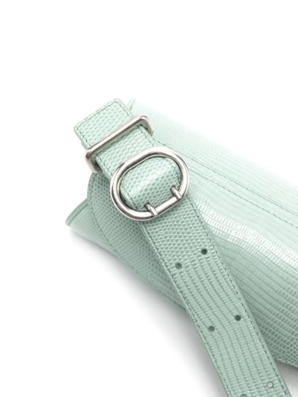 Jil Sander Crossbody bags Cannolo Handtasche in groen