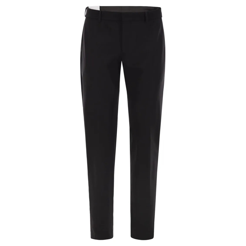 Pt Torino Anzugshose Epsilon' Trousers In Technical Fabric Black
