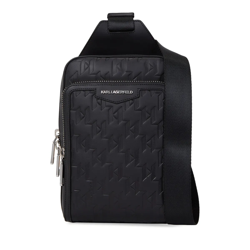 Karl Lagerfeld Crossbody Bag K/LOOM SLINGTASCHE AUS LEDER schwarz