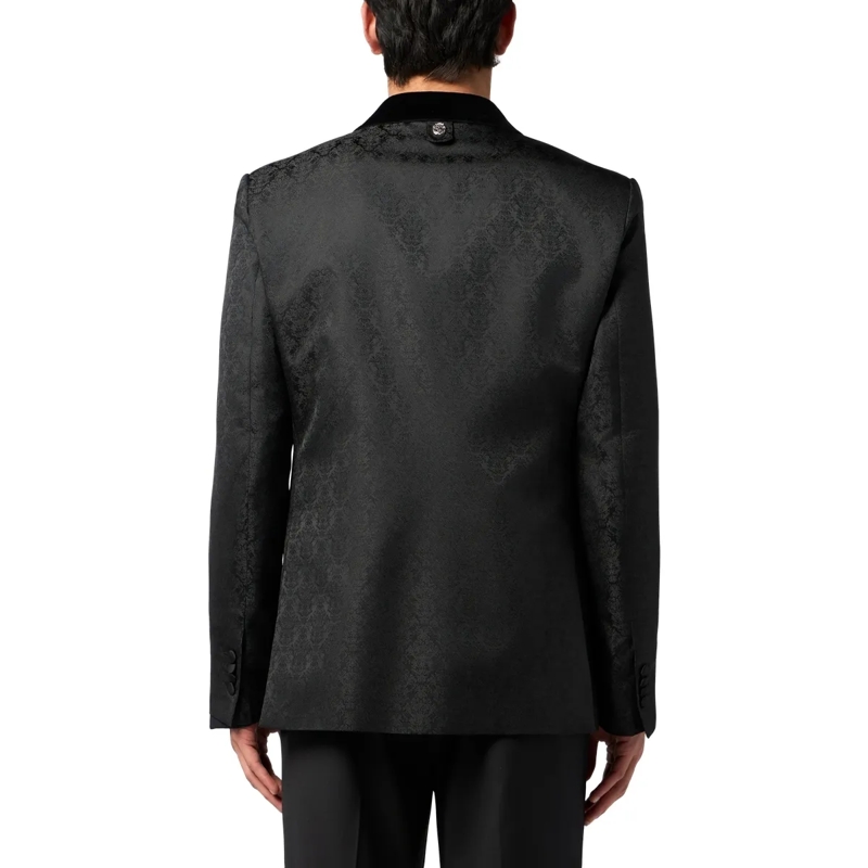 BILLIONAIRE Blazer Jacquard Brocade Blazer schwarz(Image 2)