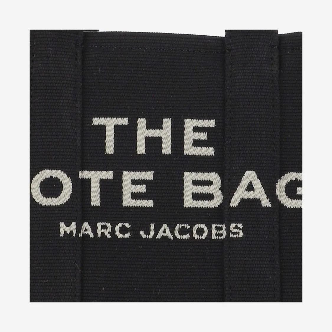 Marc Jacobs Shoppers & Totes The Jacquard Mini Tote Bag in zwart
