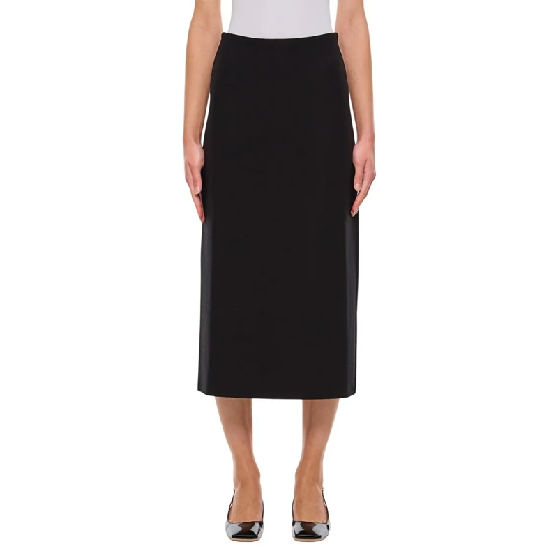 Gabriela Hearst Midirok Wolff Midi Skirt Black