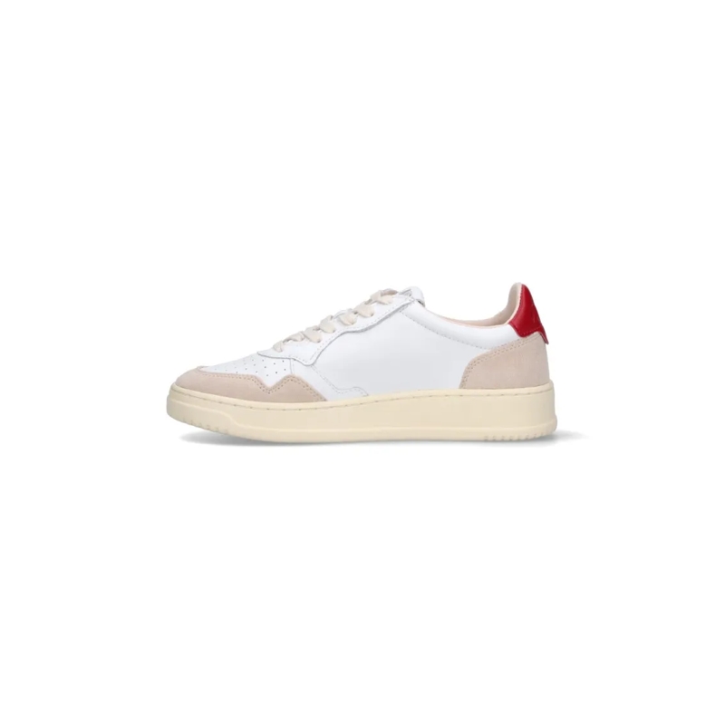 Autry International Low-Top-Sneaker "Medalist" Low-Top Sneakers White Rot(Image 4)
