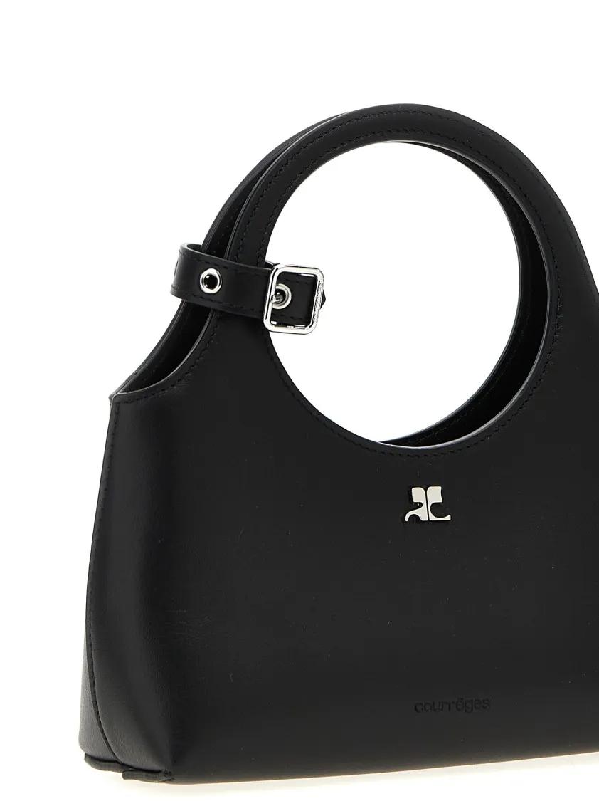Courrèges Hobo bags 'Mini Holy Day' Handbag in zwart