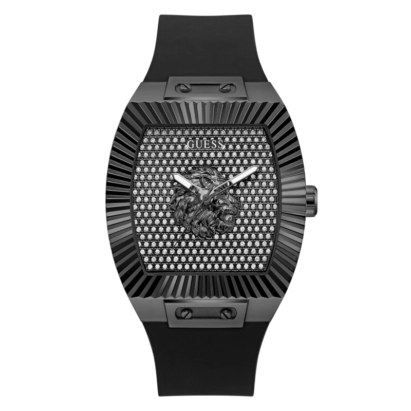 Guess Quarzuhr Quarz-Analoguhr Phoenix schwarz