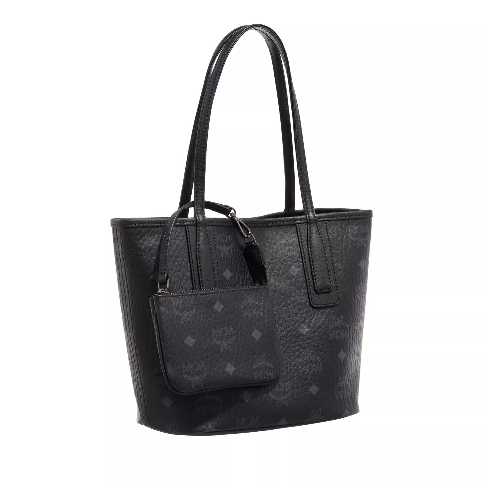 MCM Shoppers Liz Vi Shopper Mni Bk in zwart