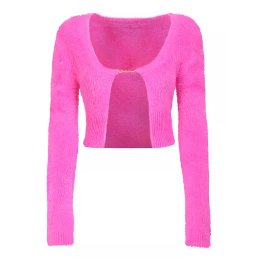 Jacquemus Pinke Mesh Neve Pullover Pink Pullover