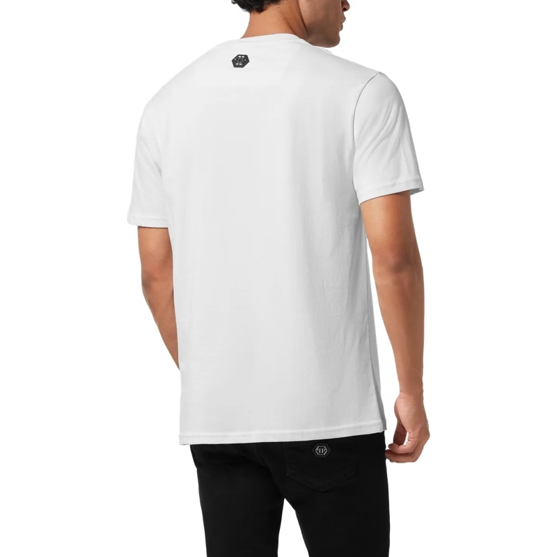 Philipp Plein T-Shirt T-Shirt Round Neck Ss Gothic Plein weiss(Image 2)