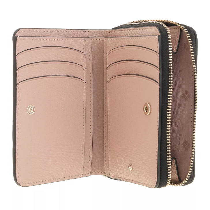 PRADA Small Saffiano Leather Zip Around Wallet Pink- 15% OFF